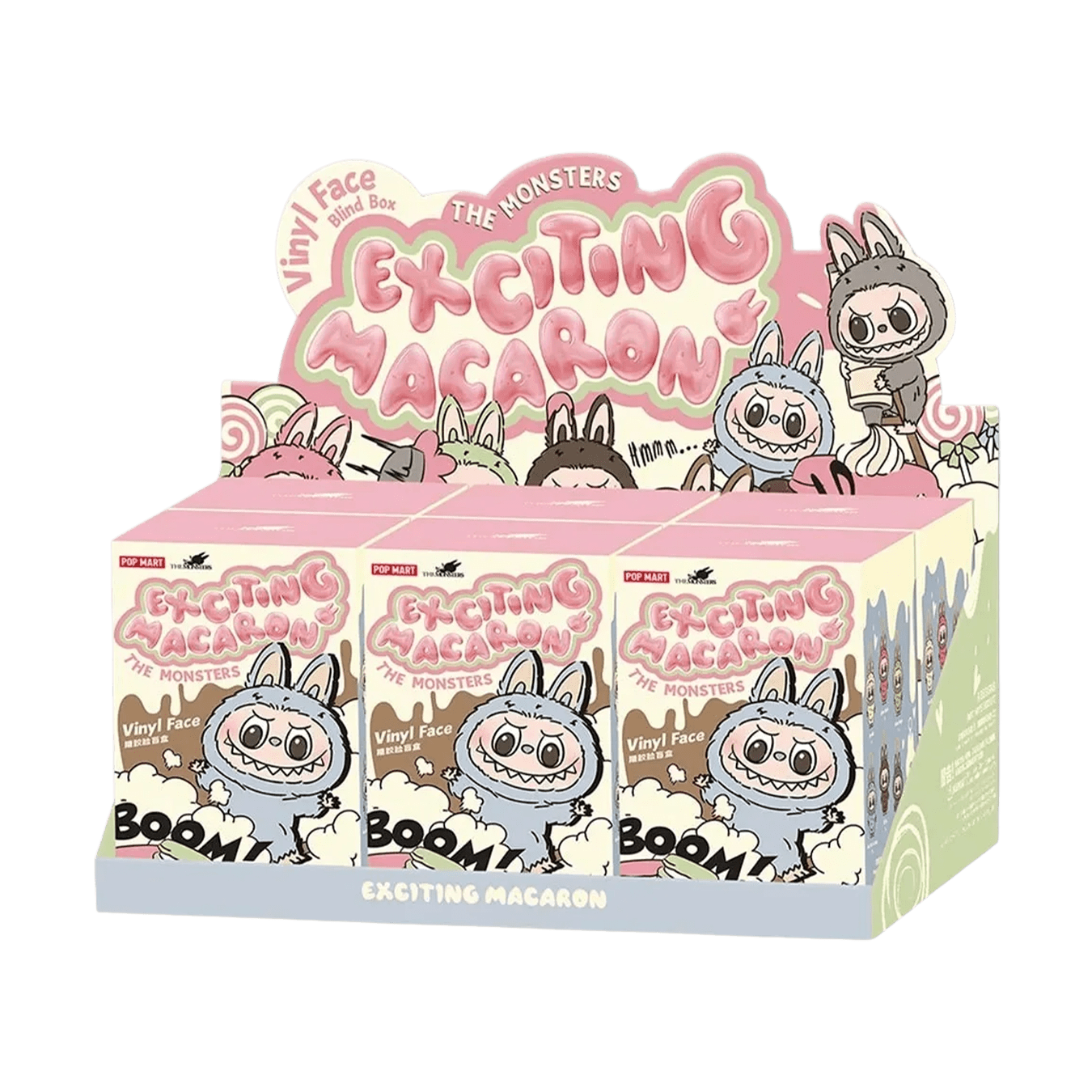 Pop Mart Labubu The Monsters Exciting Macarons Vinyl Face Sealed