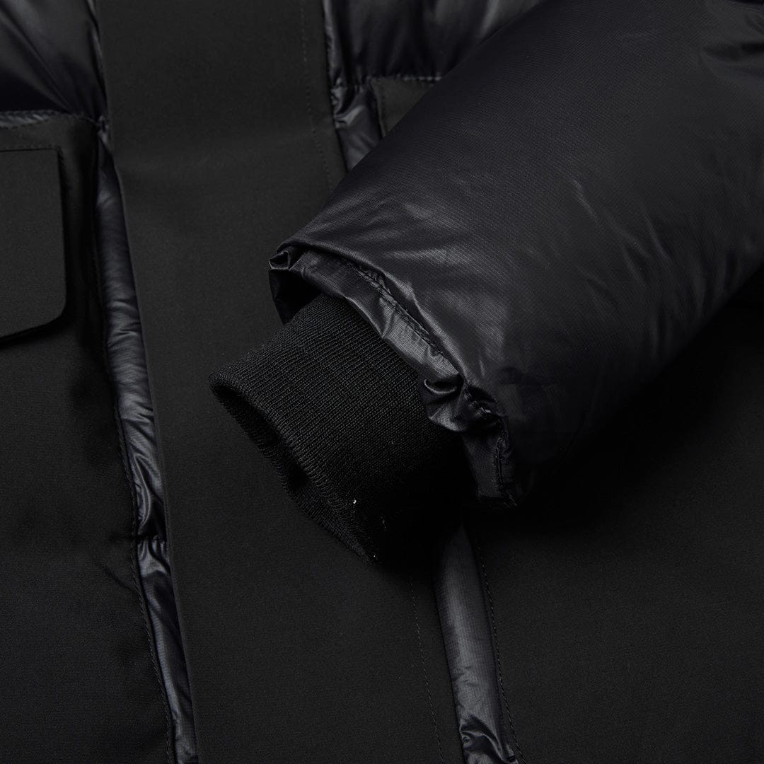 Helvetica Mountain Pioneers Queyras Hooded Down Jacket - Kick Game
