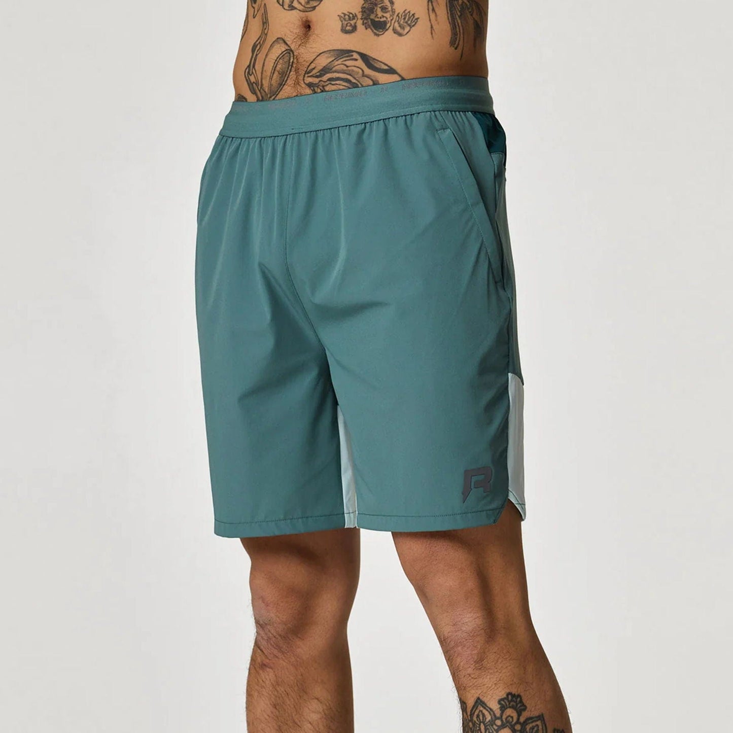 Reprimo Flight Shorts 'Dark Forest / Mint' - Kick Game