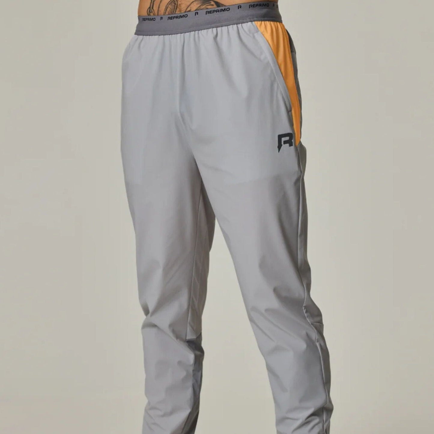 Reprimo Flight Pants 'Grey / Orange' - Kick Game