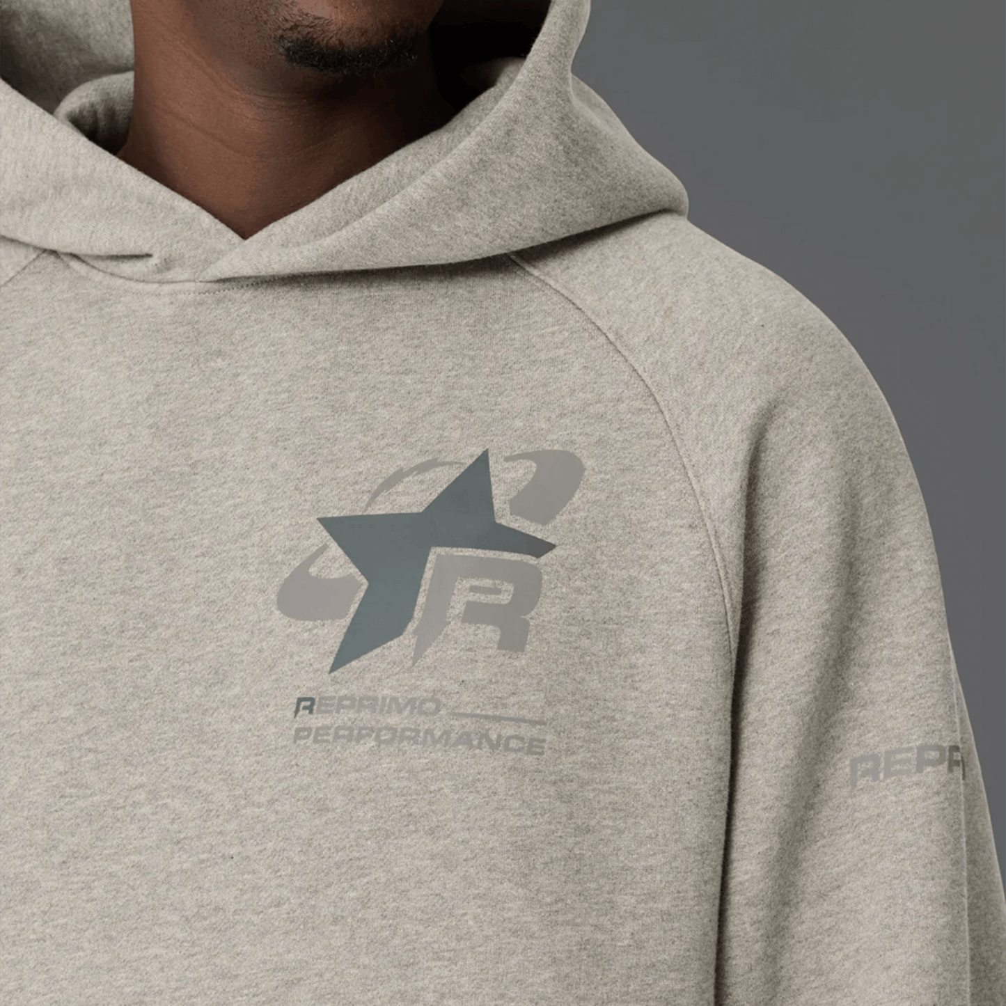 Reprimo Collective RP Hoodie 'Grey Marl' - Kick Game