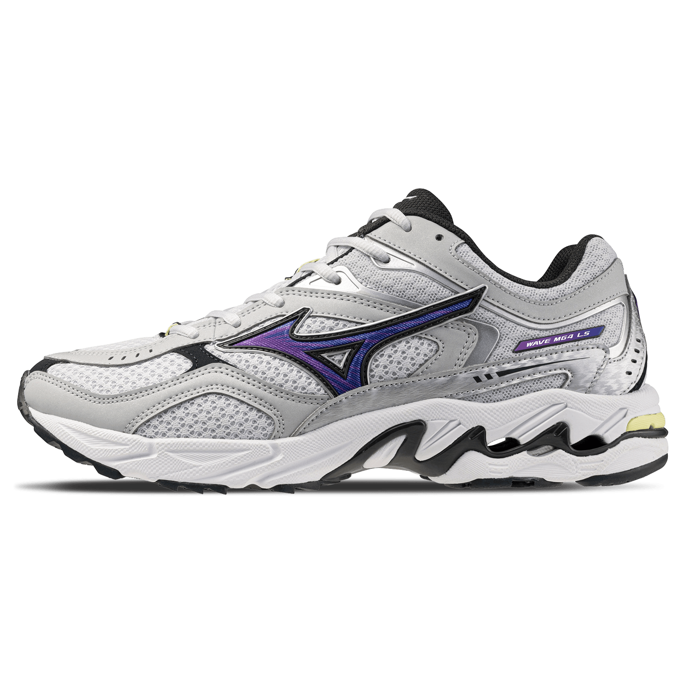 Mizuno Wave Mustang LS OG 'Cloudscape Royal Lilac Galaxy Silver' - Kick Game