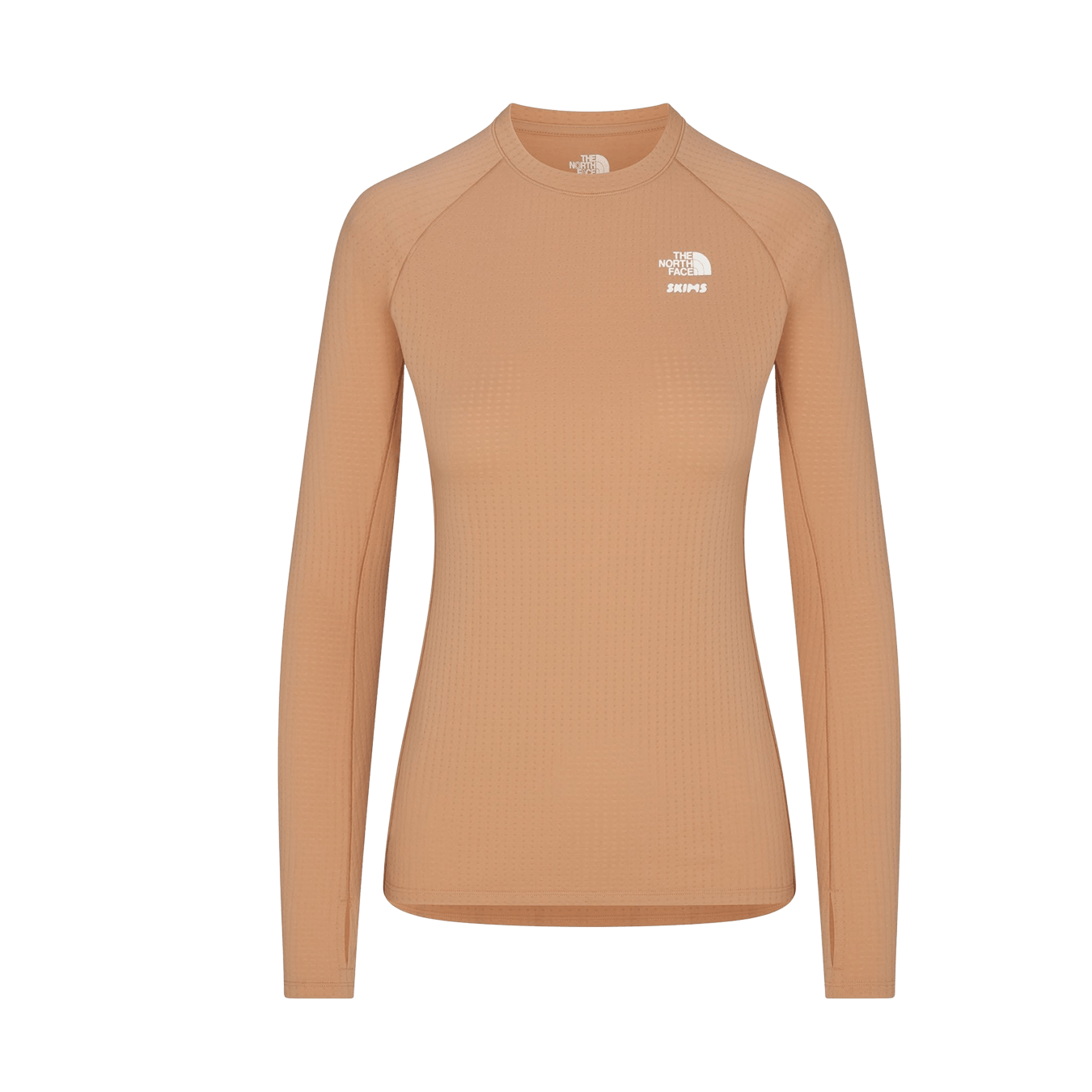 SKIMS x The North Face Dotknit Long Sleeve Top 'Ochre' - Kick Game