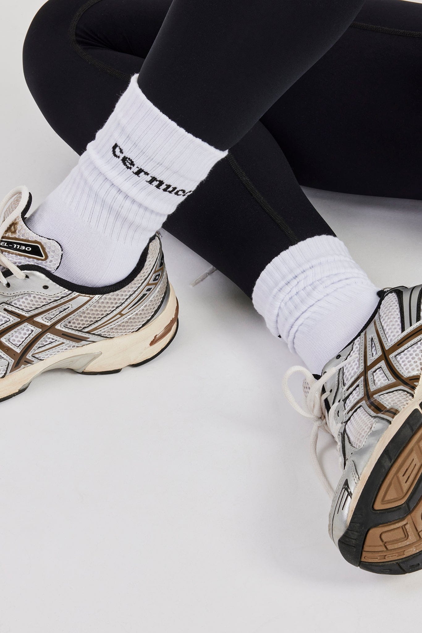 Cernucci Logo Socks - White - Kick Game