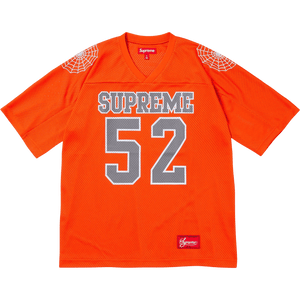 Supreme Spiderweb Football Jersey 'Orange'