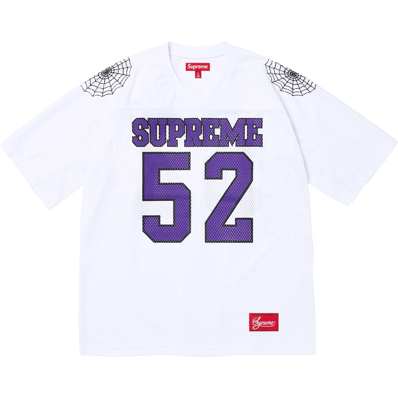 Supreme Spiderweb Football Jersey White Supreme Spiderweb Football Jersey White