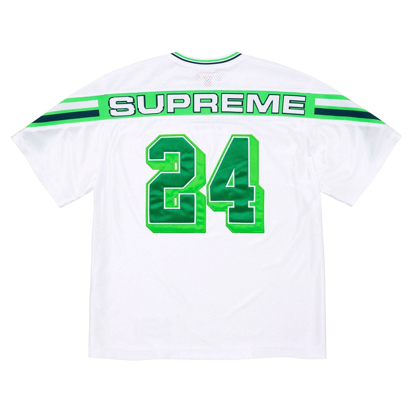 Supreme Jacquard Rib Football Jersey 'White' - Kick Game