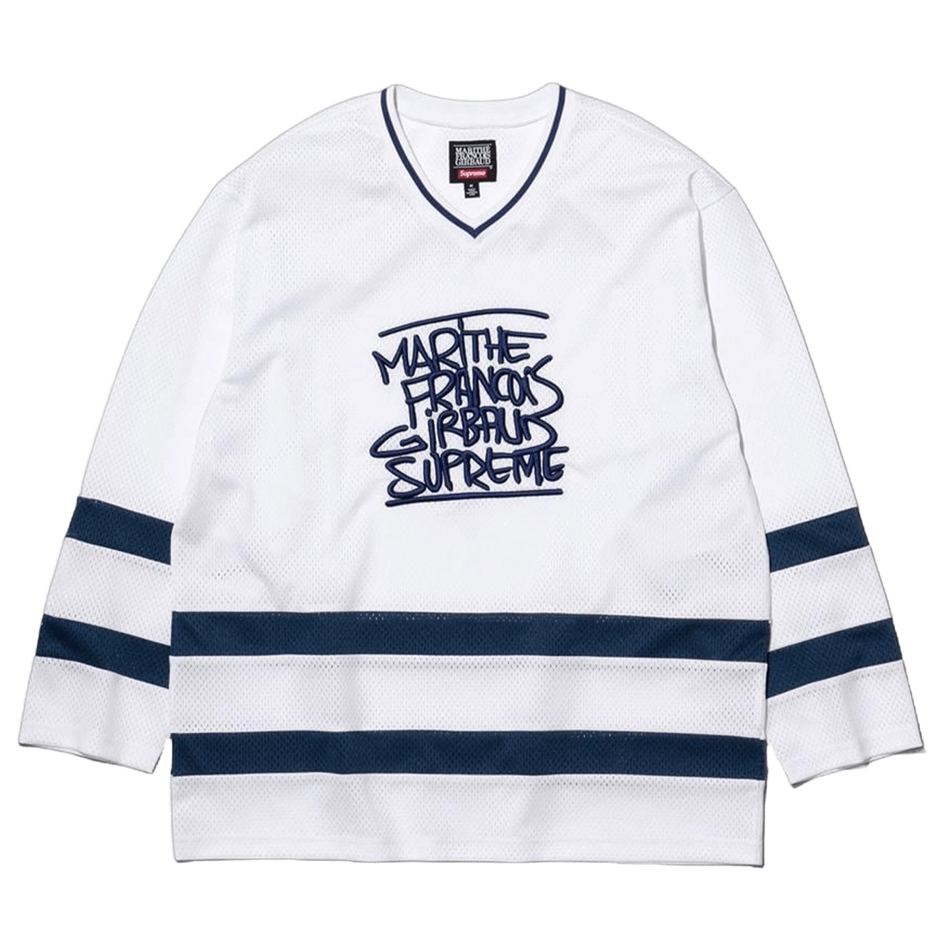トップス Supreme Marithe Francois Girbaud jersey Supreme Marithé + François Girbaud Hockey Jersey 'White' – Kick Game