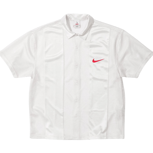 Supreme x Nike Mesh S/S Shirt 'White' - Kick Game