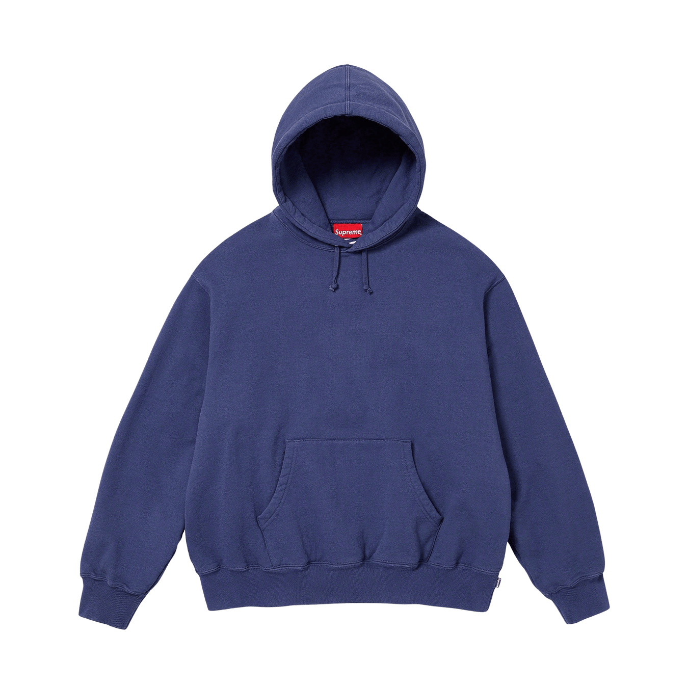 Supreme Satin Appliqué Hoodie 'Washed Navy' - Kick Game