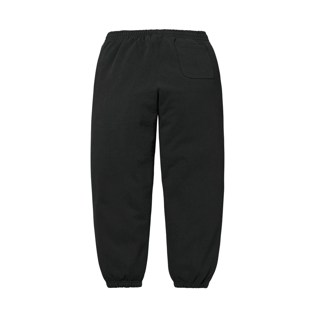 Supreme Satin Appliqué Sweatpant 'Black' - Kick Game
