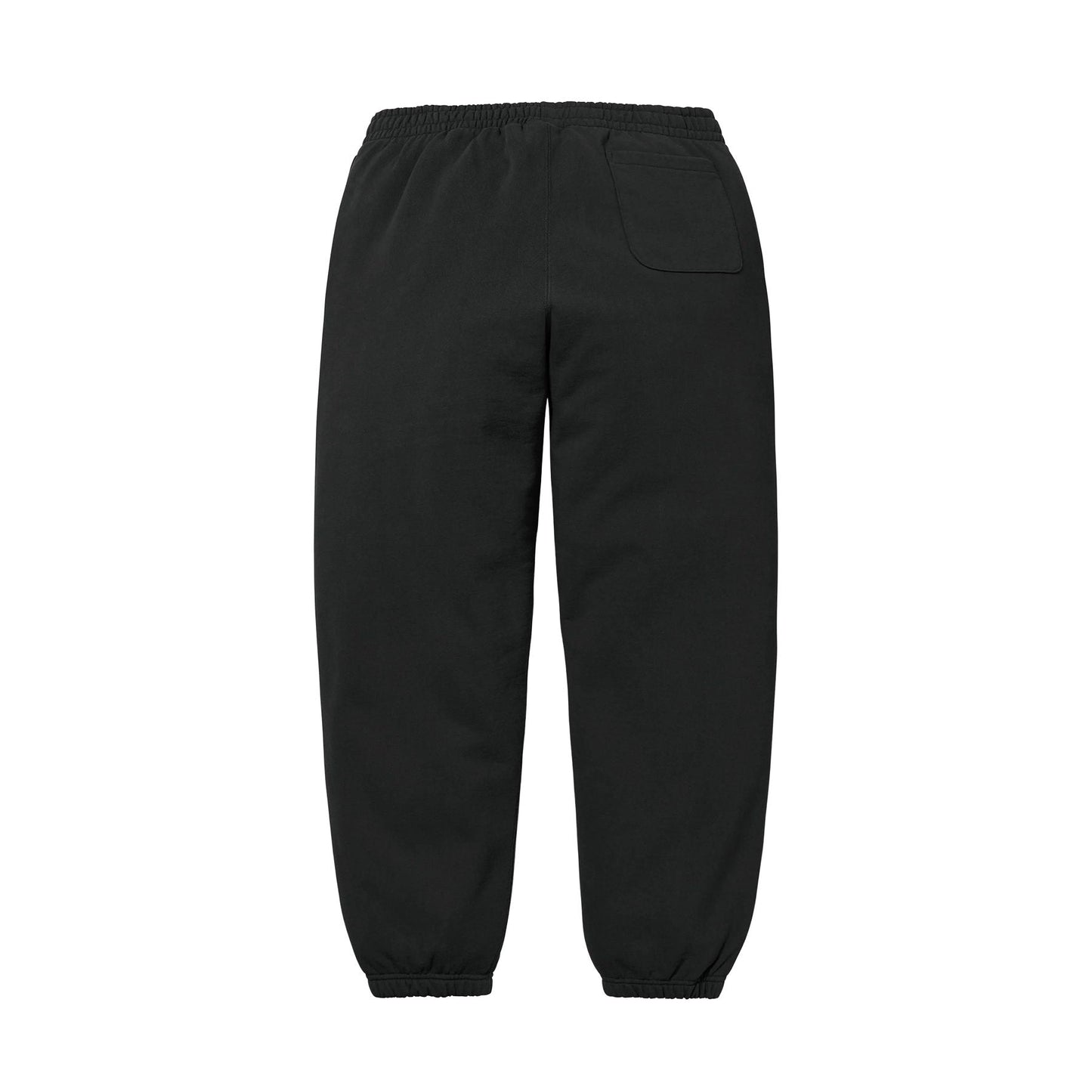 Supreme Satin Appliqué Sweatpant 'Black' - Kick Game