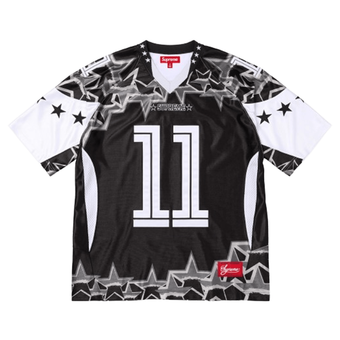 Supreme Stars Football Jersey 'Black' - Kick Game