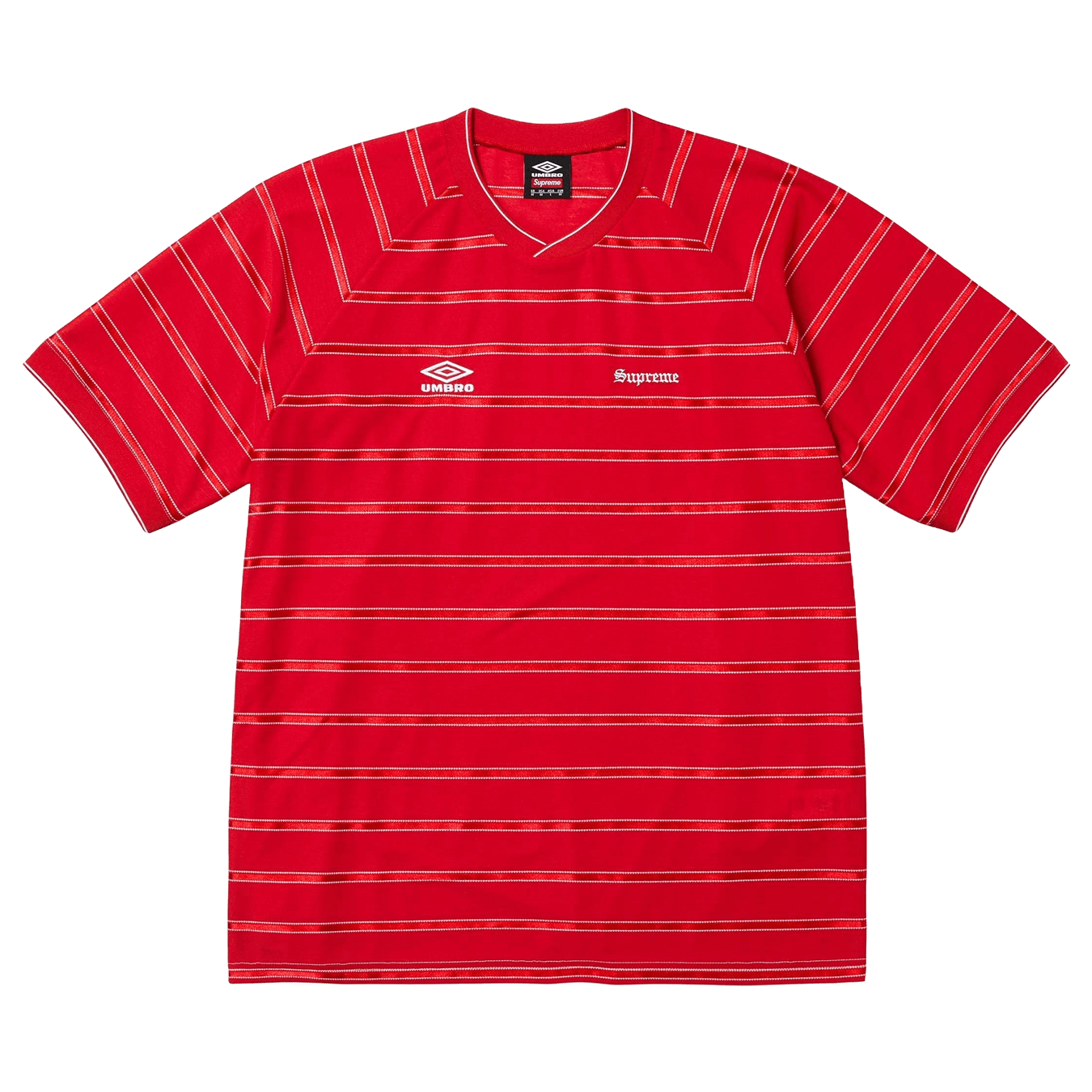 Supreme x Umbro Stripe Soccer Jersey 'Red' – Kick Game
