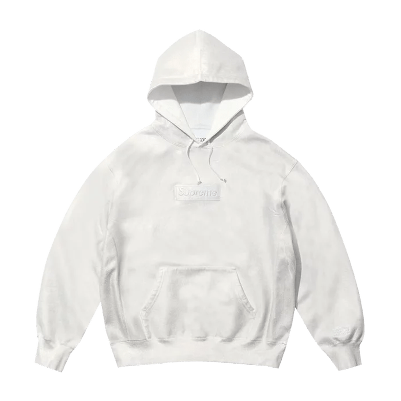 Supreme x MM6 Maison Margiela Foil Box Logo Hoodie 'White' - Kick Game