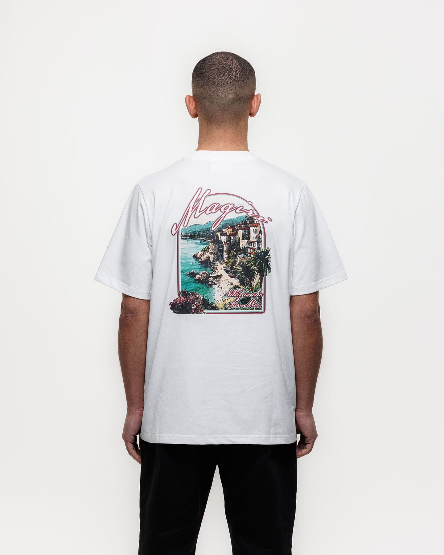 Magiri Sur Mur Printed T-Shirt 'White' - Kick Game