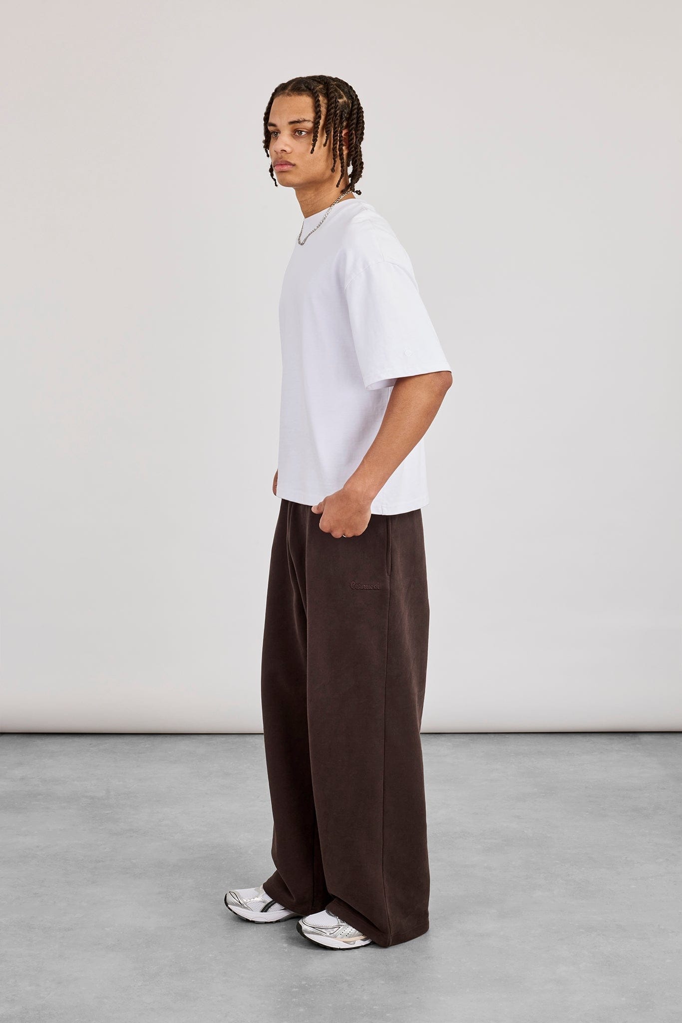 Baggy Fit Jogger - Coffee - Kick Game