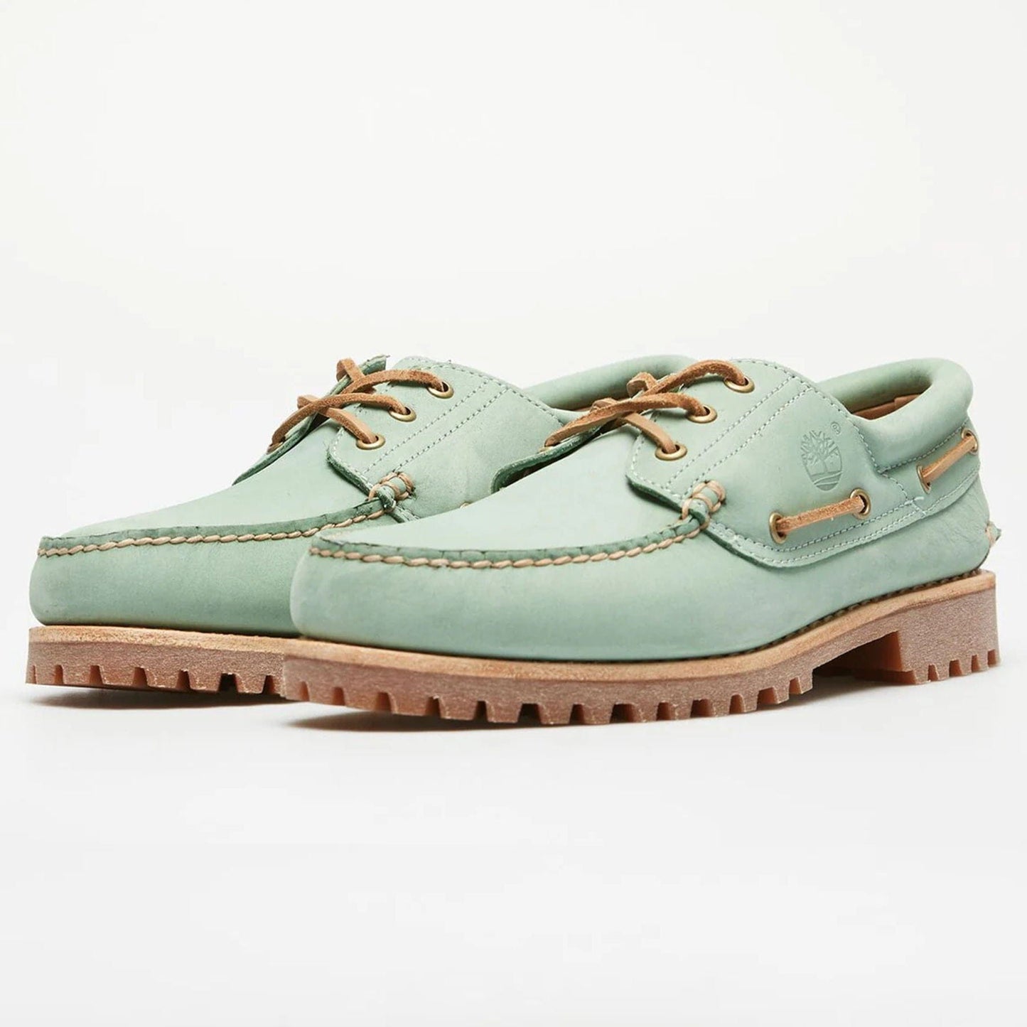 Timberland 3 Eye Lug Boat Shoe 'Medium Green Nubuck' - Kick Game