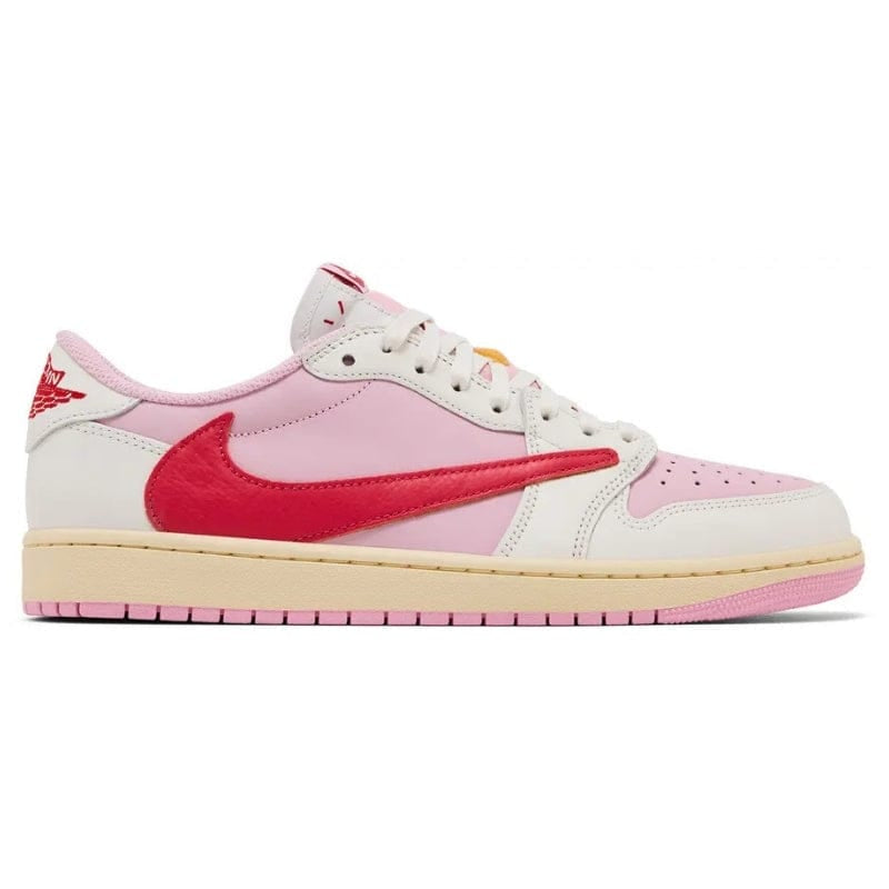 Travis Scott x Air Jordan 1 Retro Low OG 'Sail Tropical Pink' - Kick Game