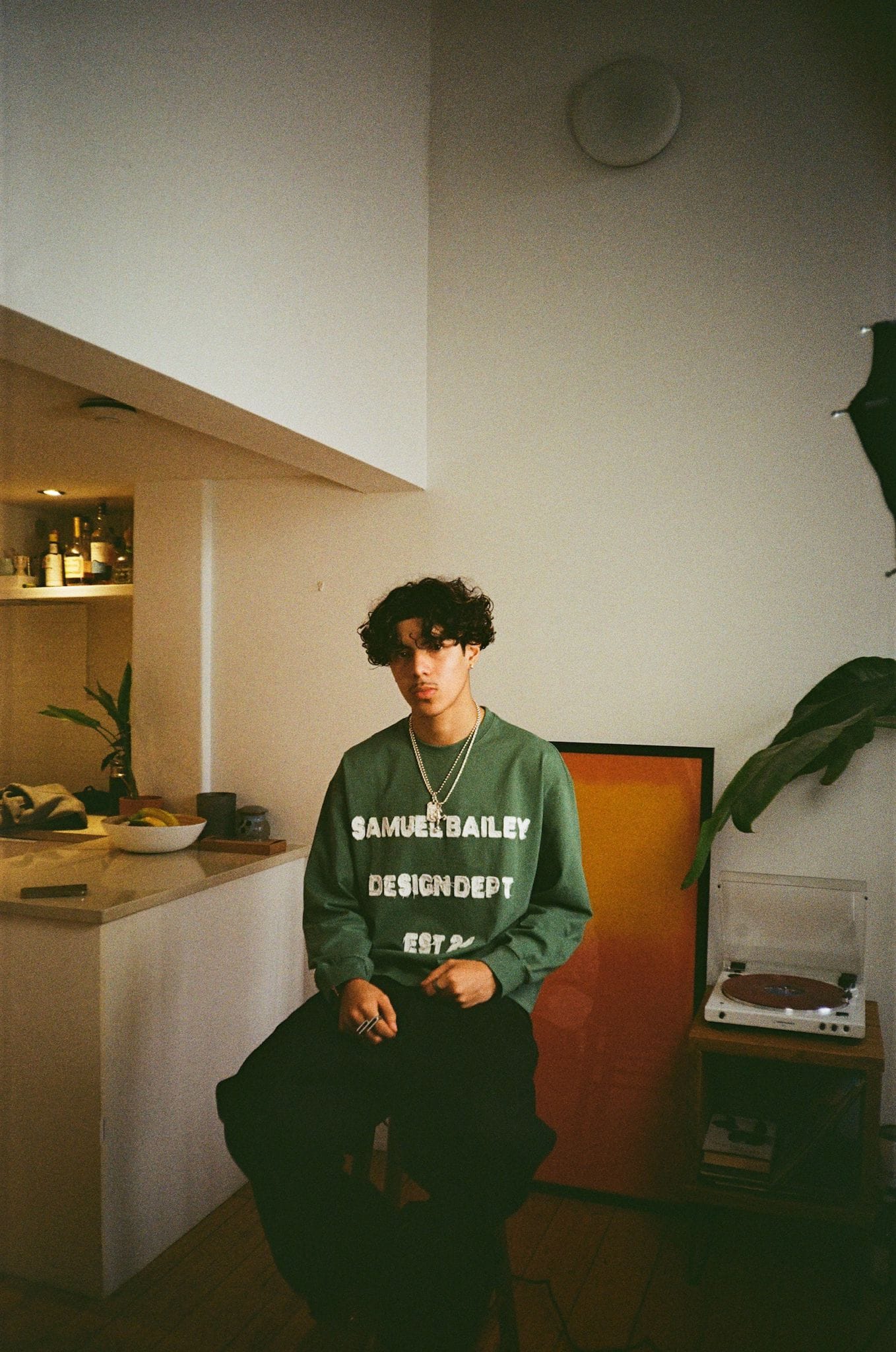 Green Long Sleeve Design Dept Tee - Kick Game