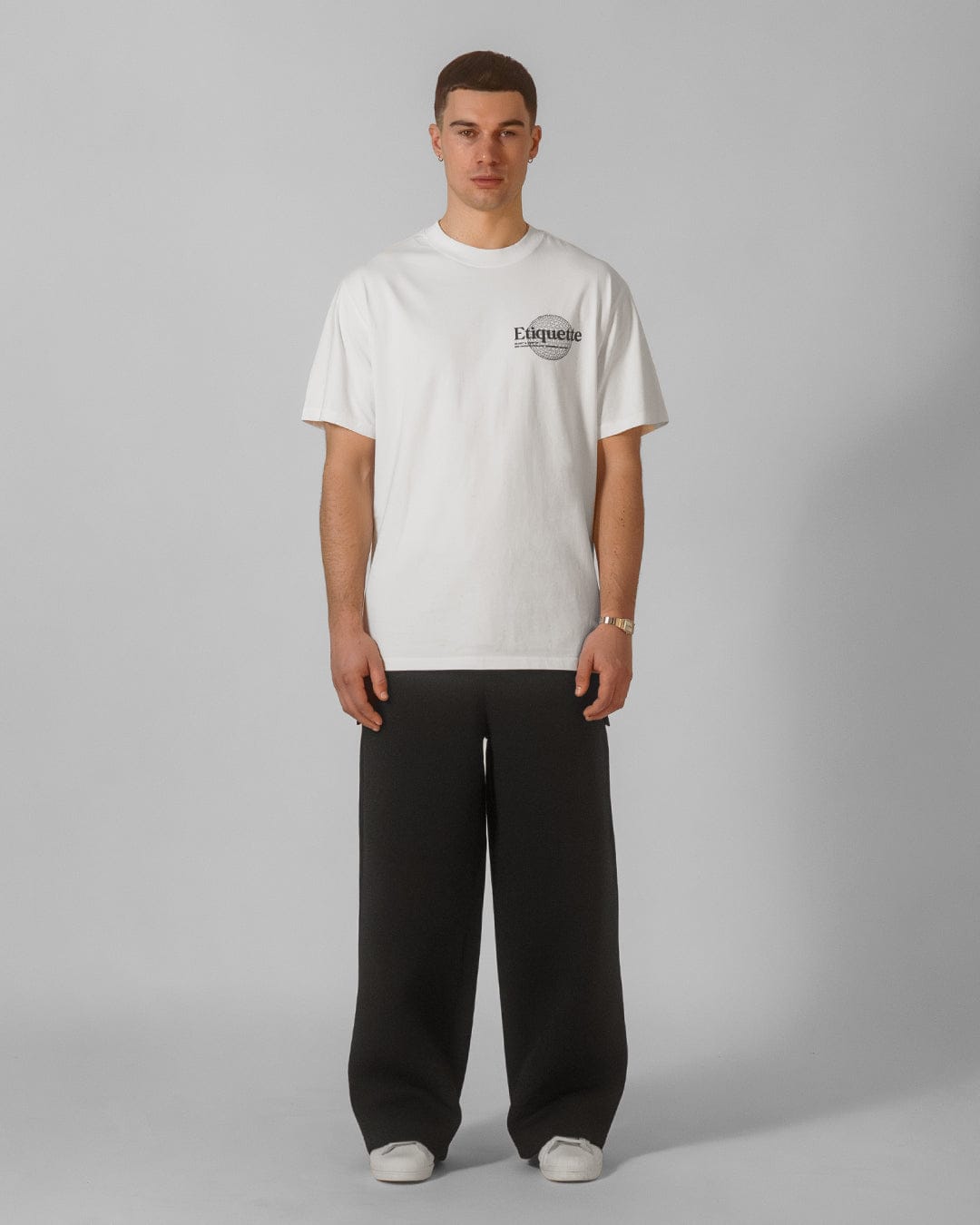 Etiquette Sphere Tee 'White' - Kick Game