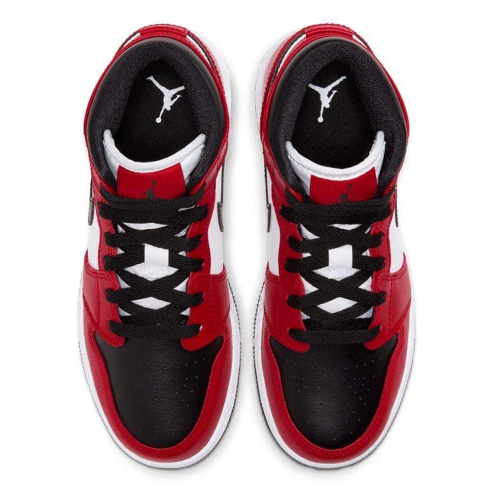 Air Jordan 1 Mid GS 'Chicago Black Toe' - Kick Game