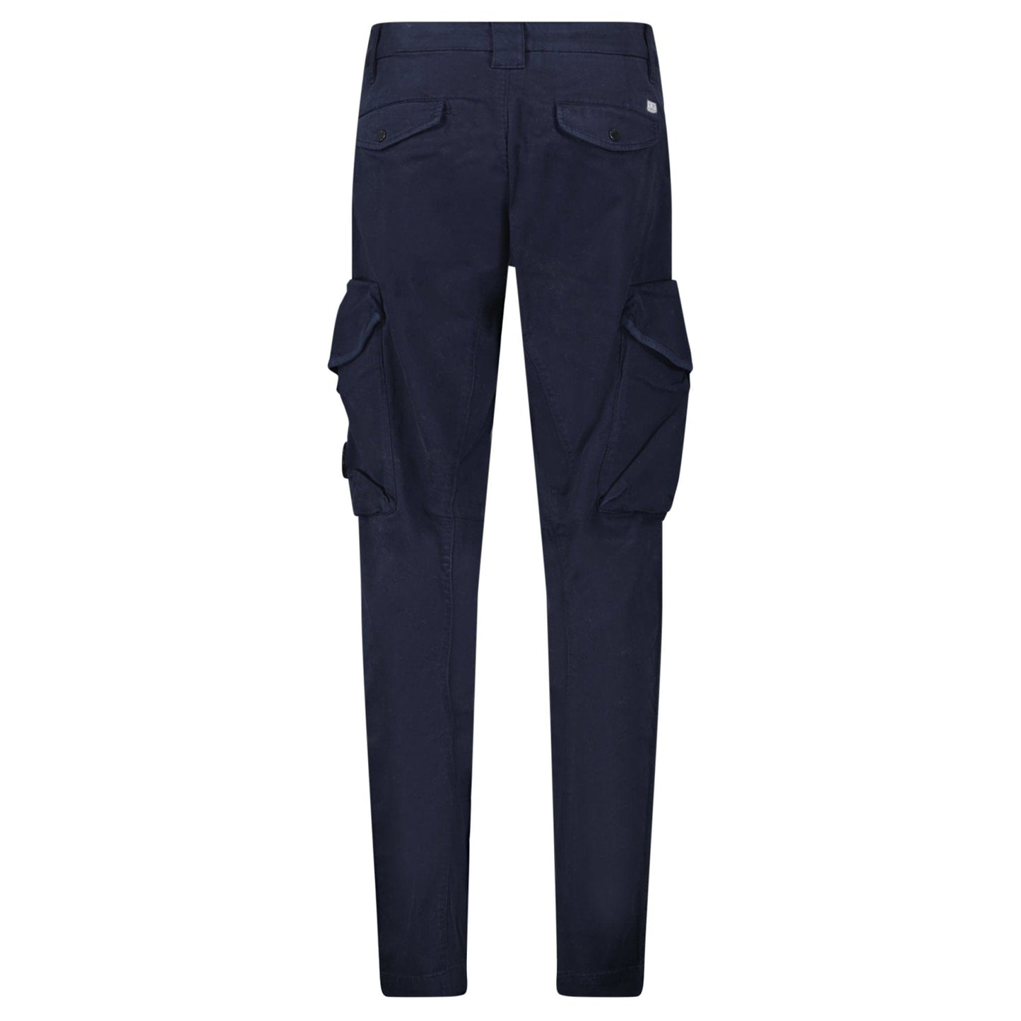 CP Company Stretch Sateen Ergonomic Lens Cargo Pants in Navy - Kick Game