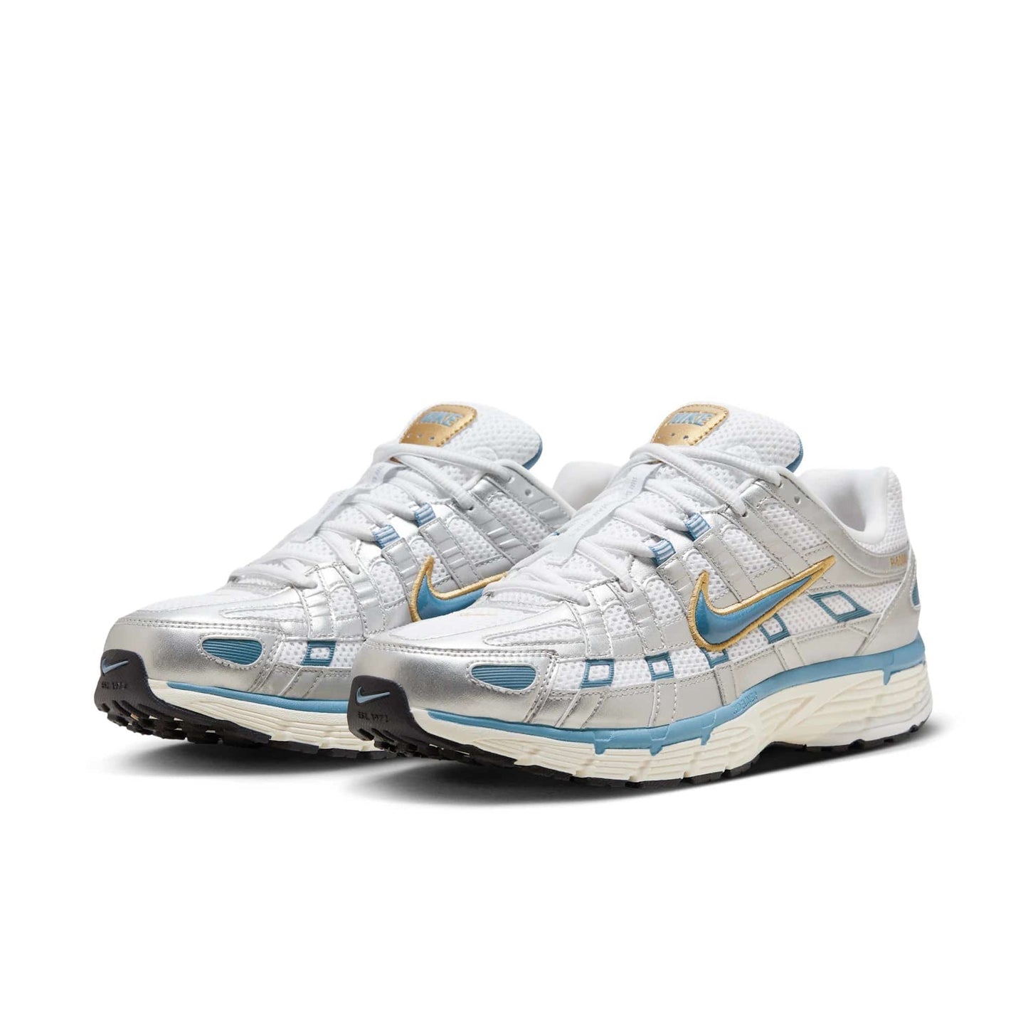 Nike P-6000 Metallic Silver Aegean Storm - Kick Game