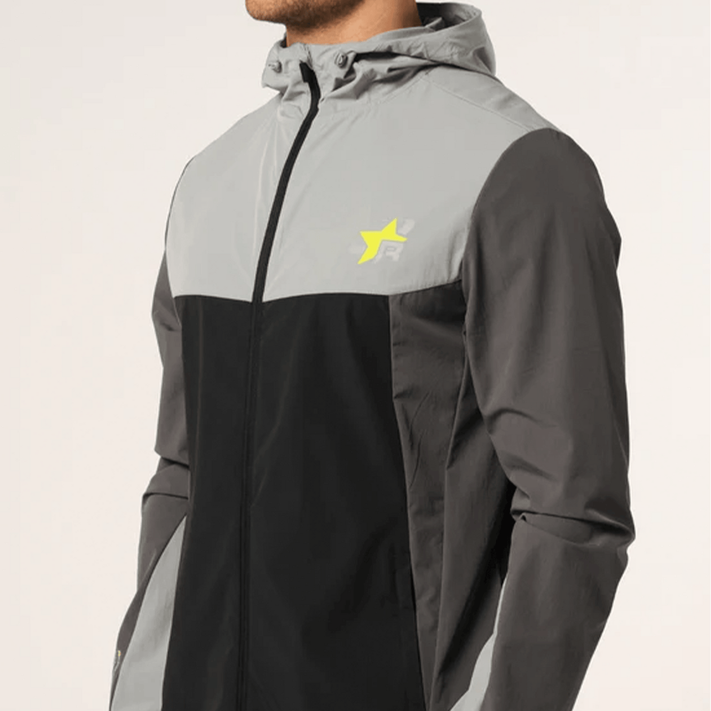 Reprimo RP Flight Windbreaker Jacket 'Black Neon' - Kick Game