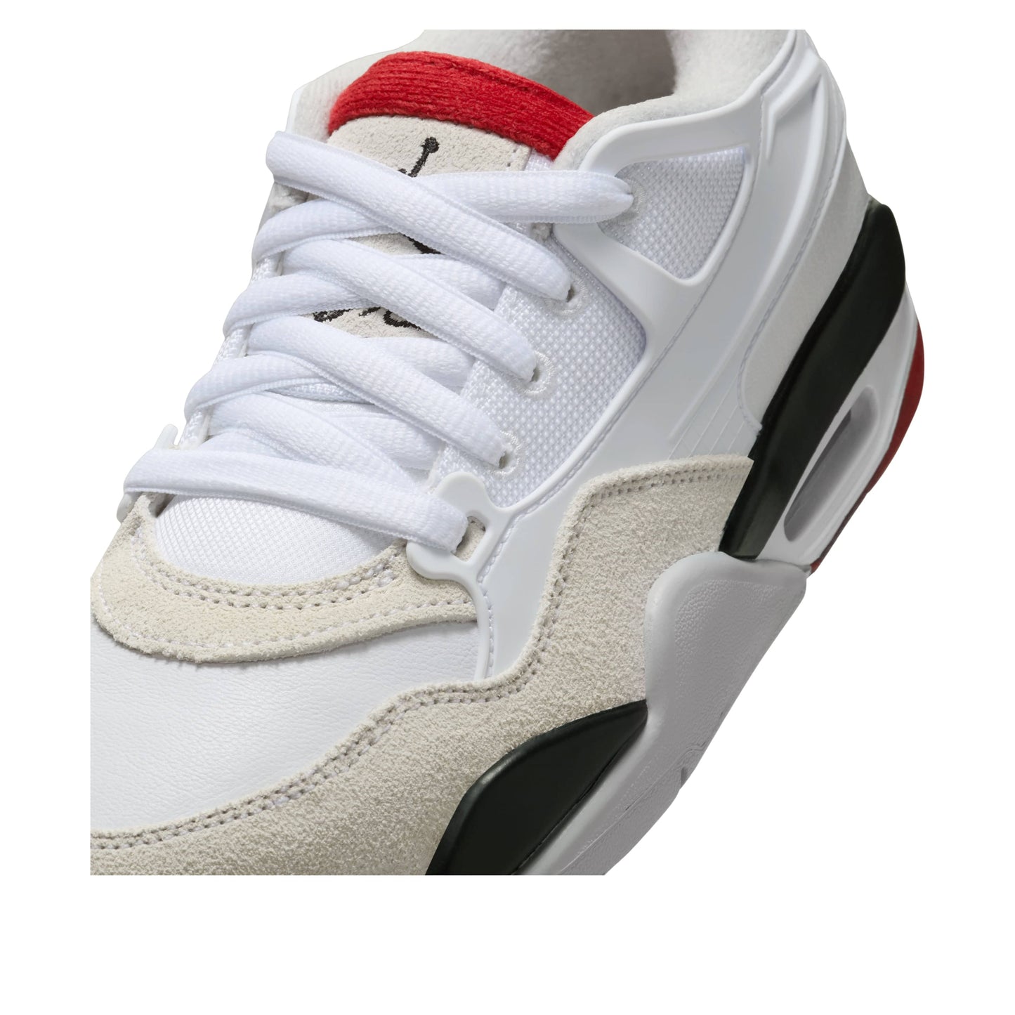 Air Jordan 4 RM White Black Varsity Red GS - Kick Game