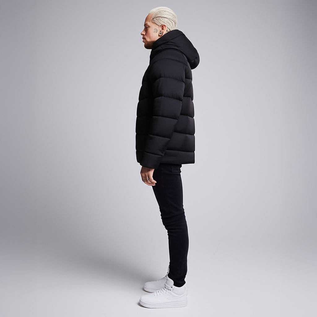 Helvetica Mountain Pioneers Sniper Hooded Down Jacket - Kick Game