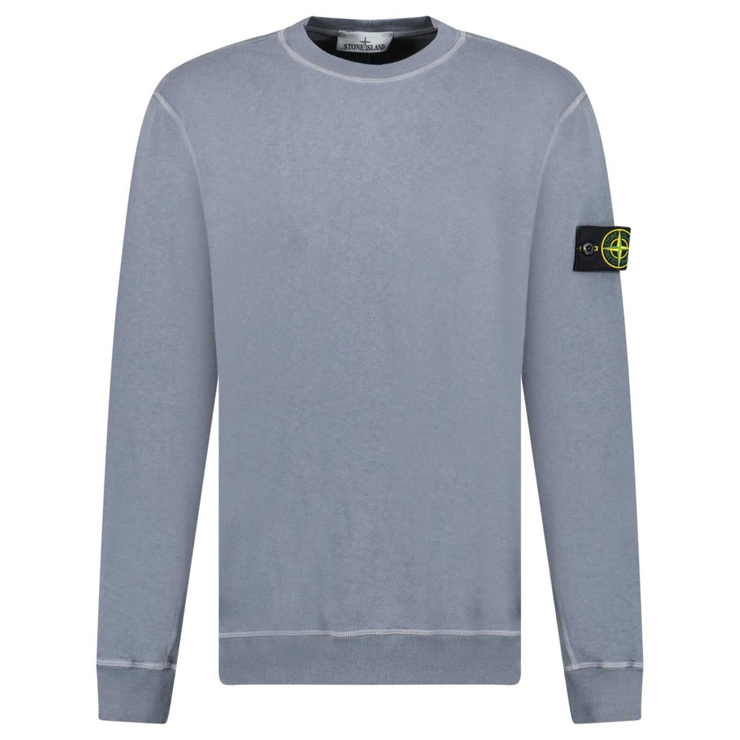 Stone Island Old Effect Crewneck Sweatshirt Dark Blue - Kick Game