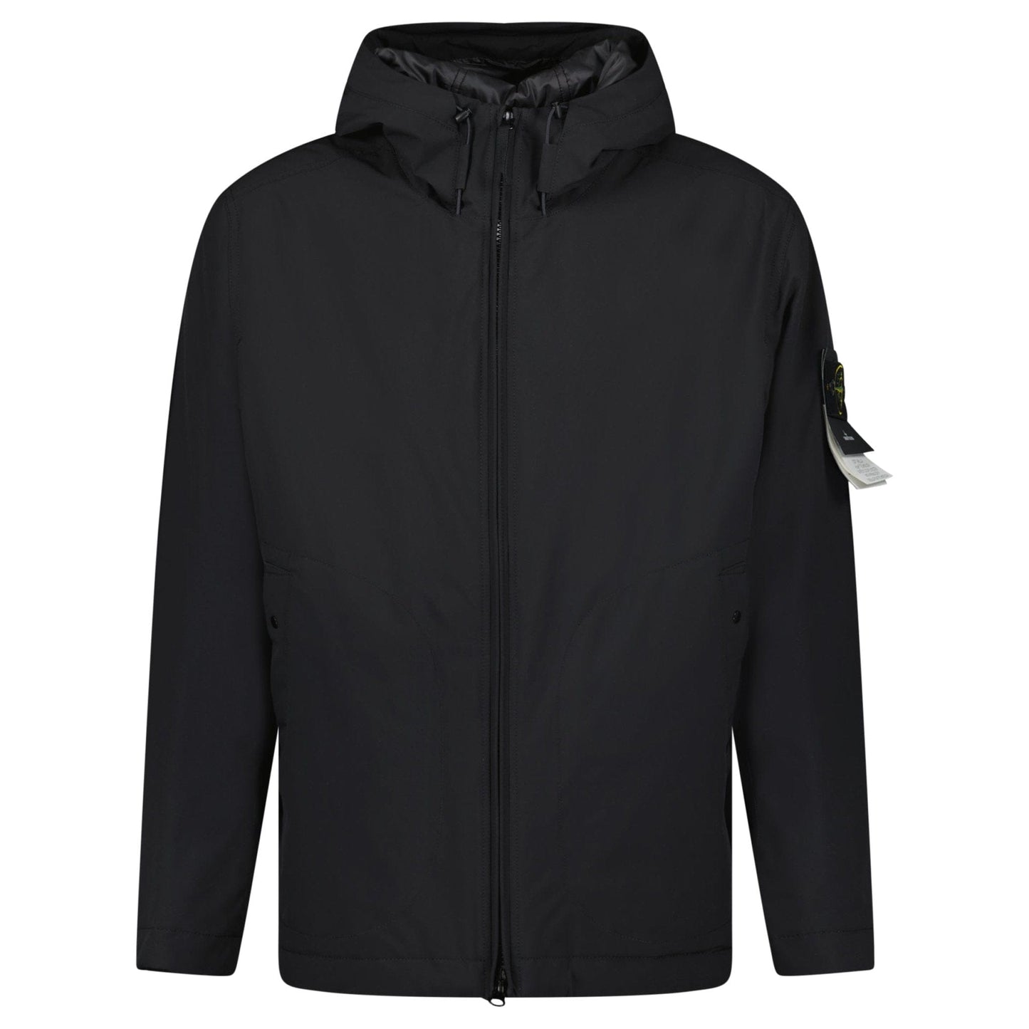 Stone Island Soft Shell-R Primaloft Insulation Technology Jacket in Black - Kick Game