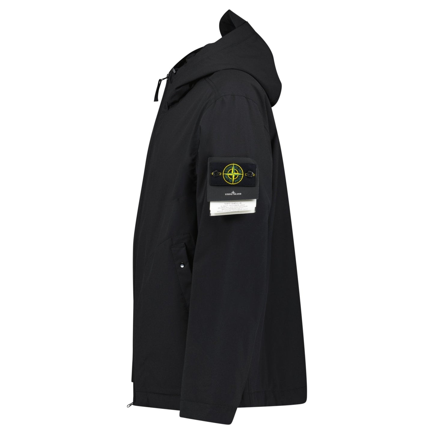 Stone Island Soft Shell-R Primaloft Insulation Technology Jacket in Black - Kick Game