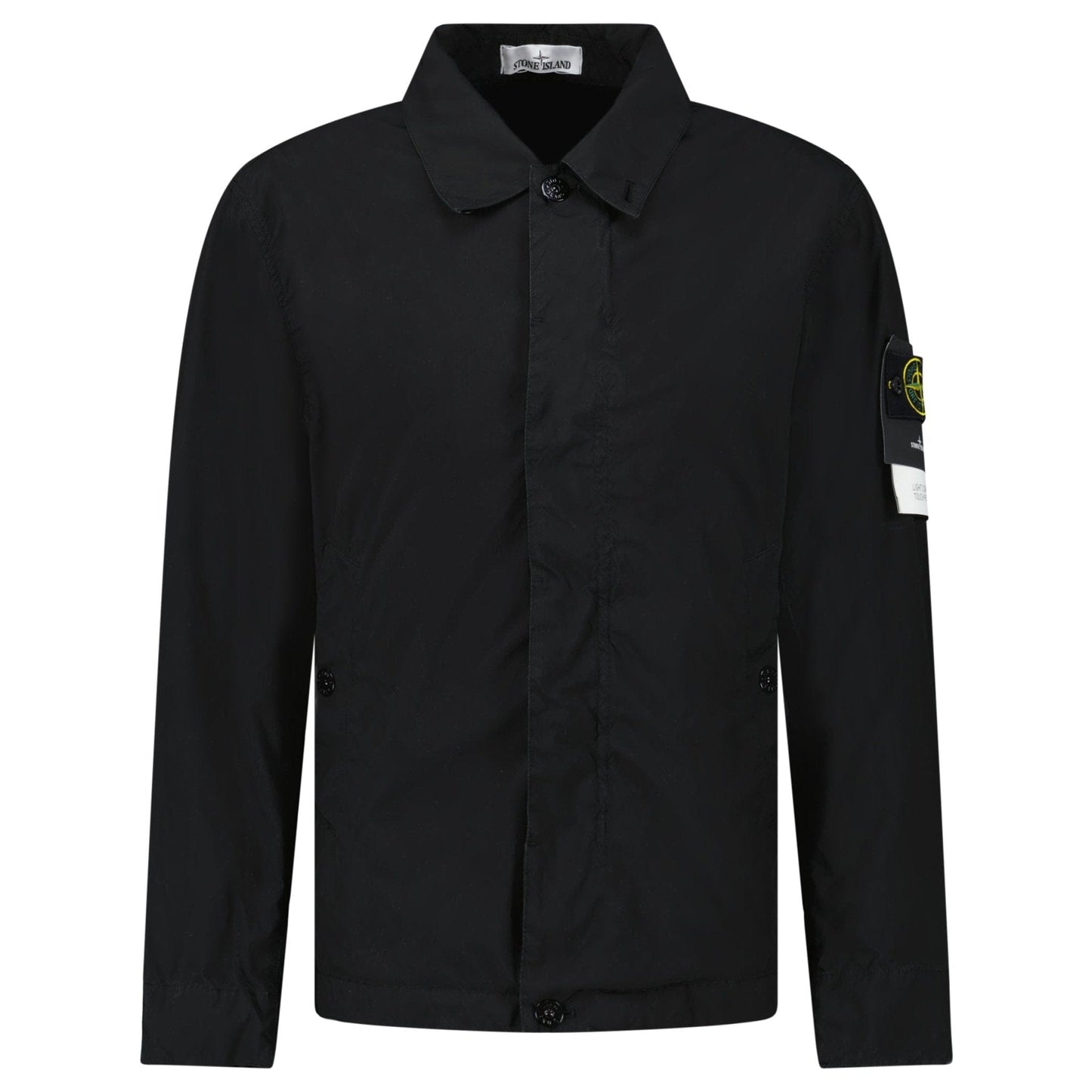 Stone Island Light Compact Jacket in Black - Kick Game