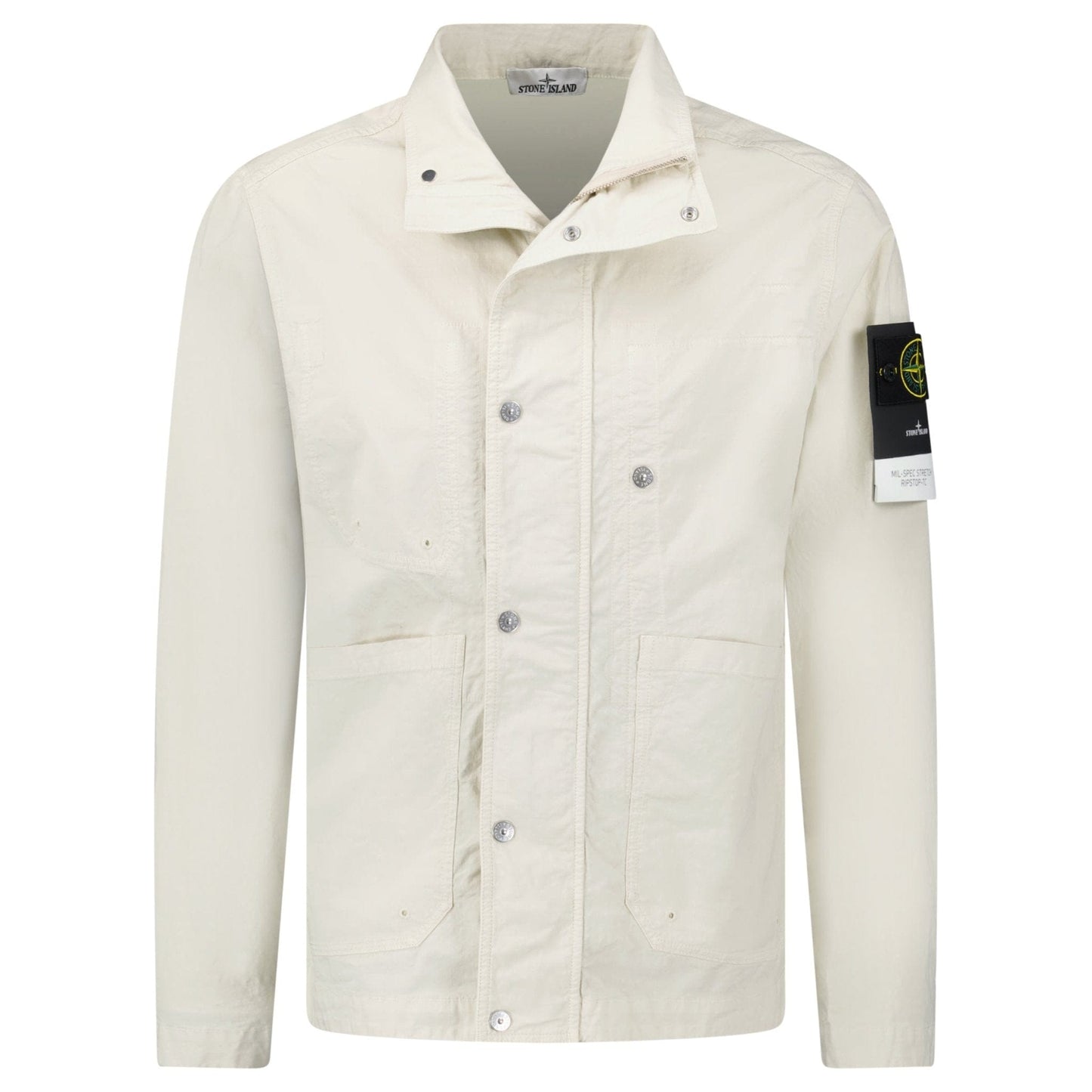 Stone Island Sand Mil-Spec Stretch Ripstop-TC Jacket - Kick Game