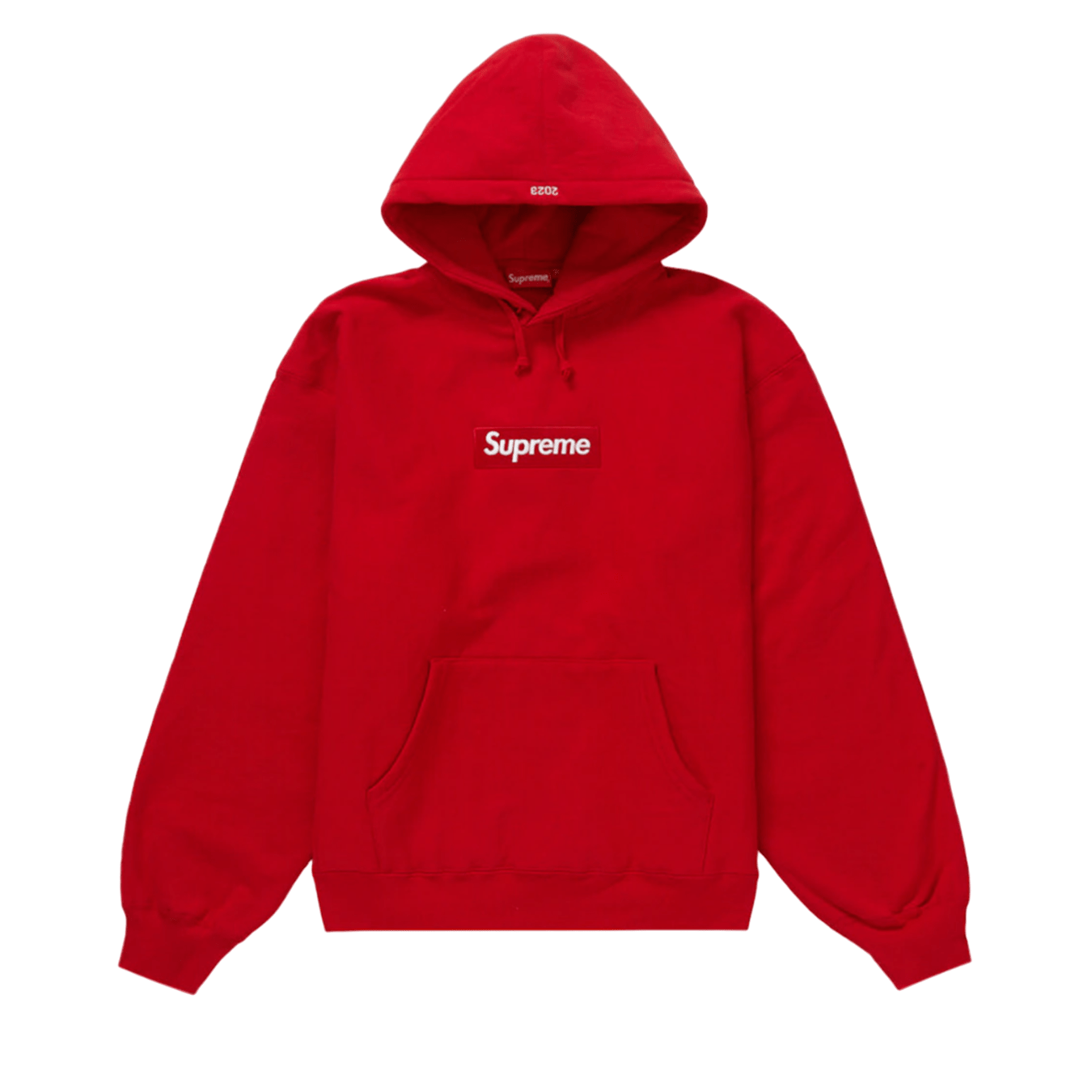 Supreme Box Logo Hoodie FW23 Red Kick Game