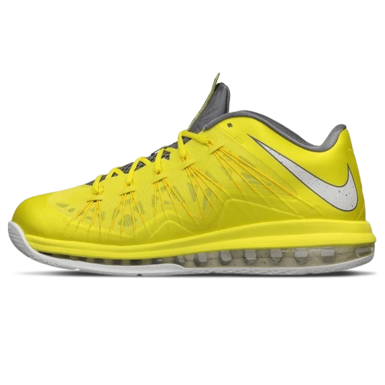 Nike Air Max LeBron 10 Low Sonic Yellow Kick Game