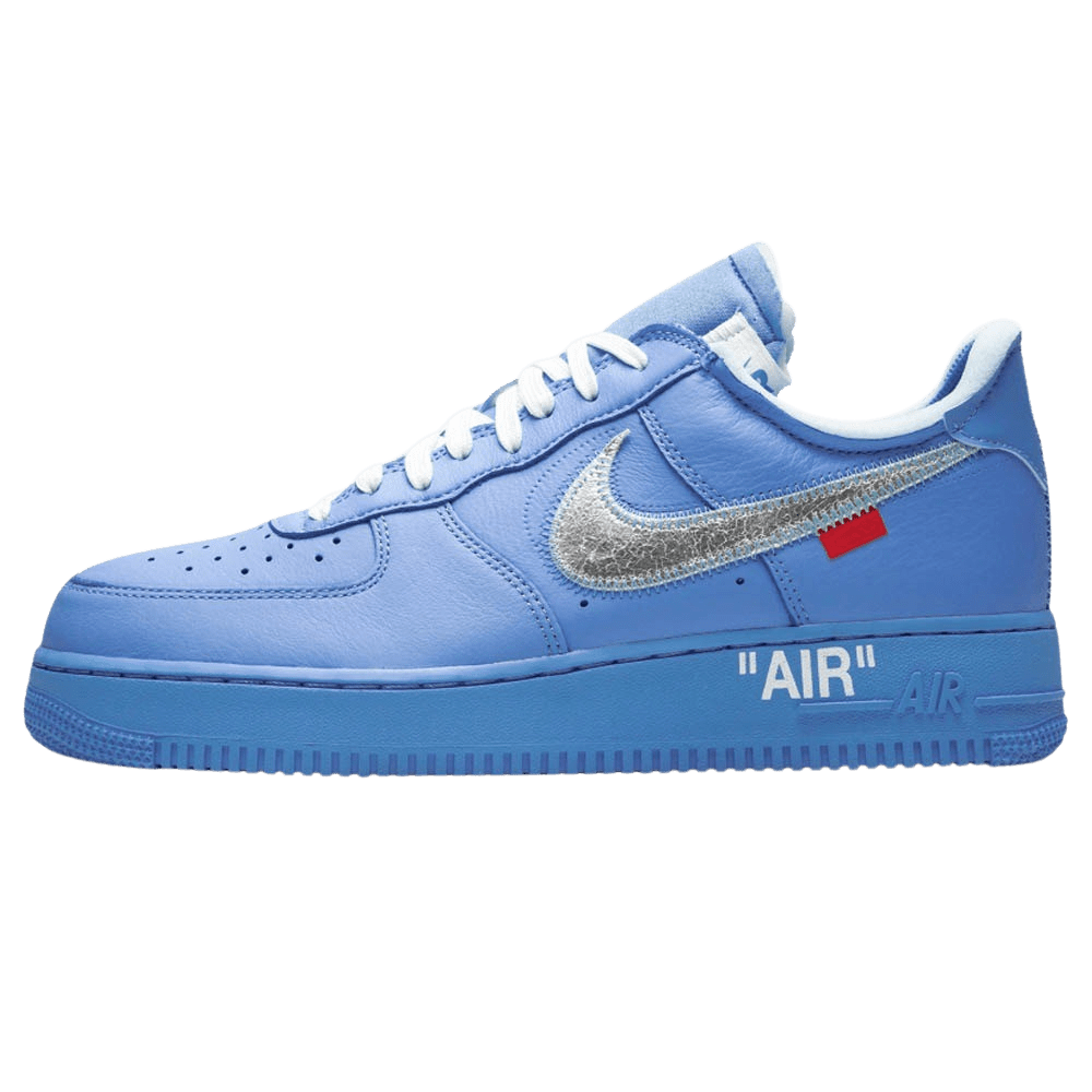 blue off white nike air force 1