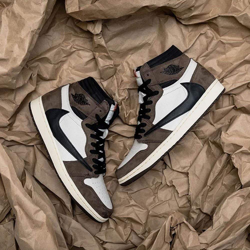 Travis Scott x Jordan 1 Backwards Swoosh Mocha - Kick Game