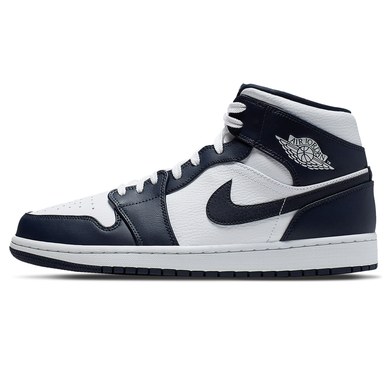 Air jordan 1 mid white metallic gold deals obsidian