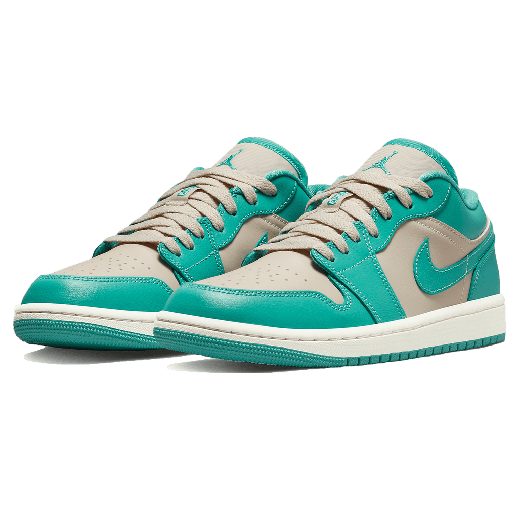 Air Jordan 1 Low Wmns 'Tropical Teal Sandy Beige' - Kick Game