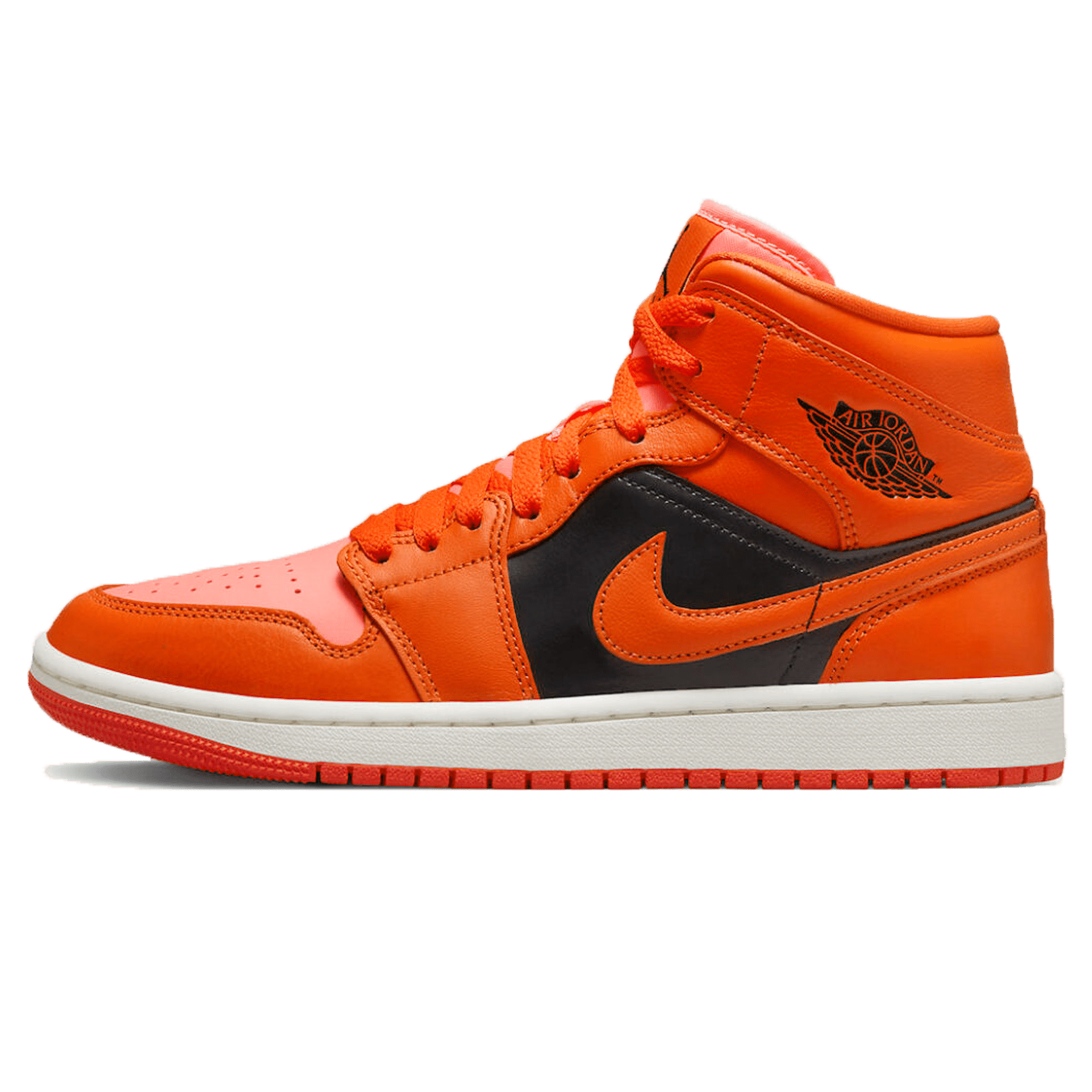 Air Jordan 1 Mid SE Rush Orange Kick Game
