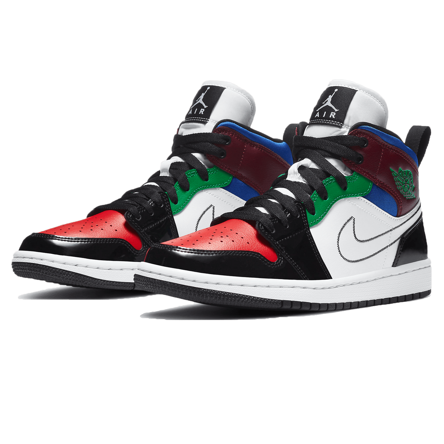 Air Jordan 1 Mid SE Wmns 'Multi-Color' - Kick Game