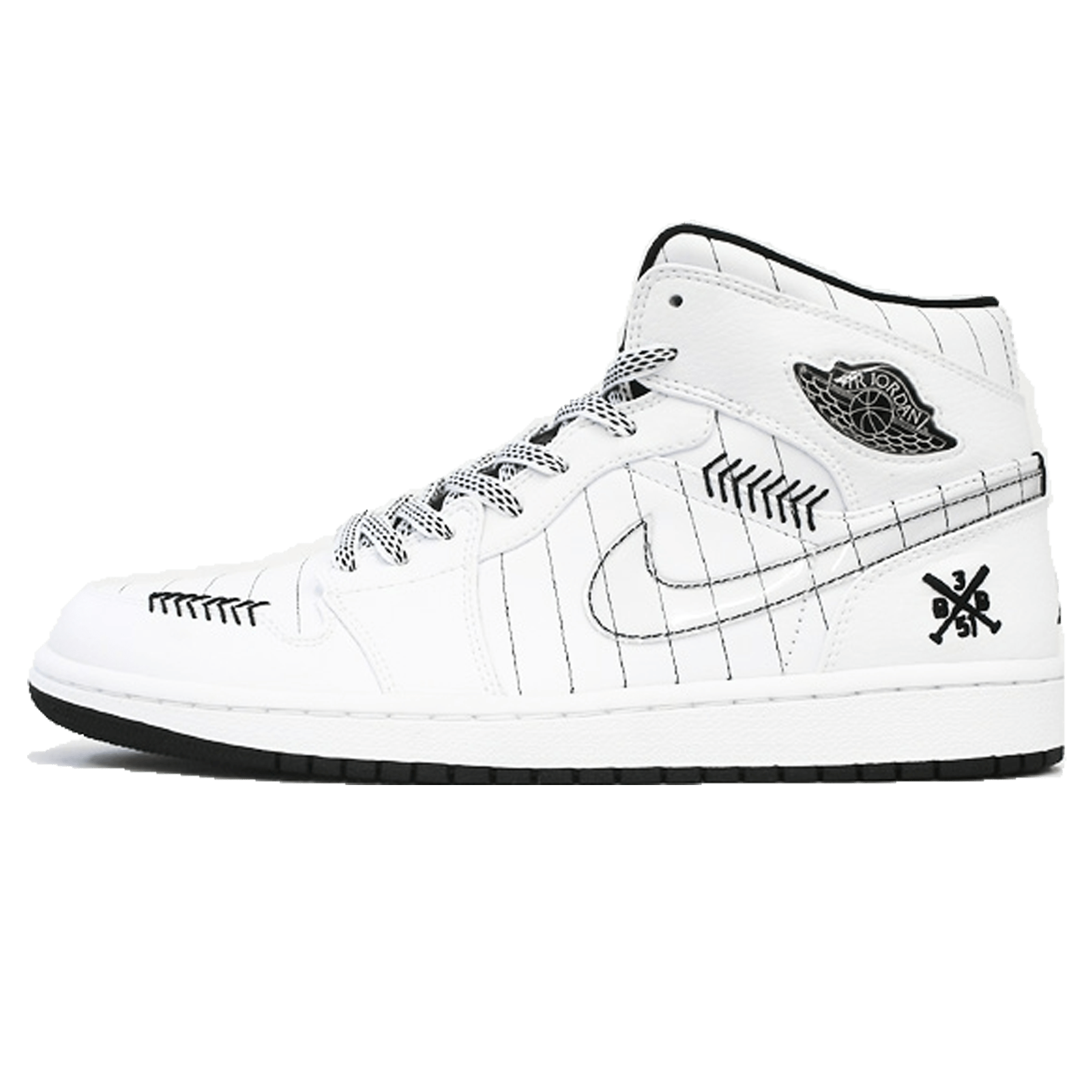 Air Jordan 1 Retro Barons Home Kick Game