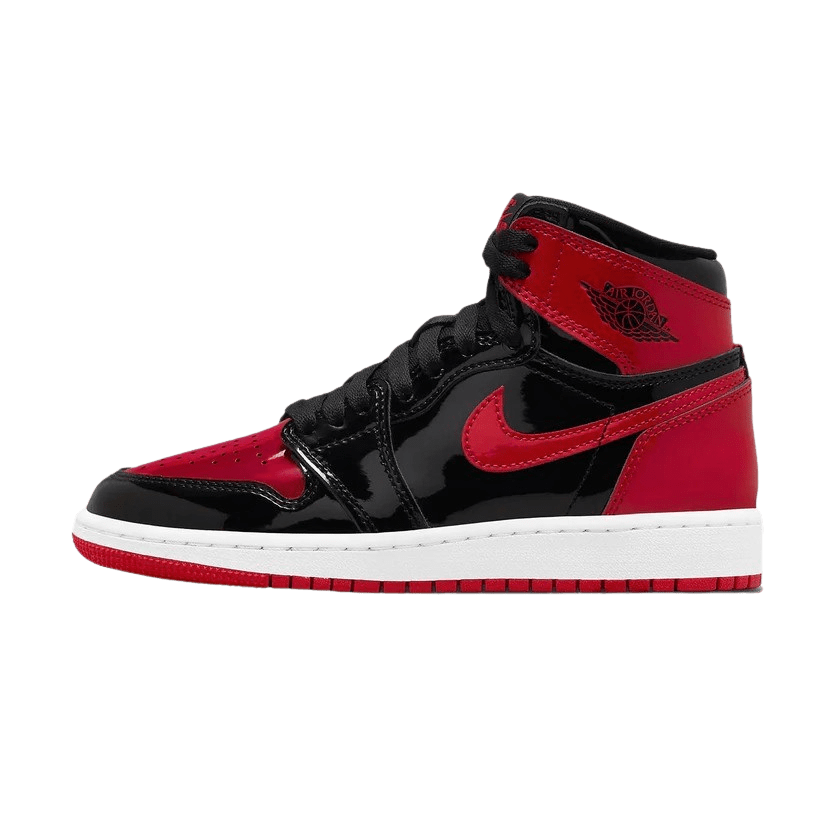 Air Jordan 1 Retro High OG GS Patent Bred Kick Game