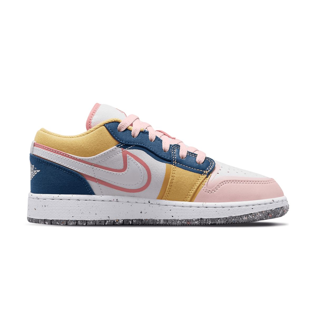 Air Jordan 1 Low SE GS 'Multi-Colour Canvas' - Kick Game