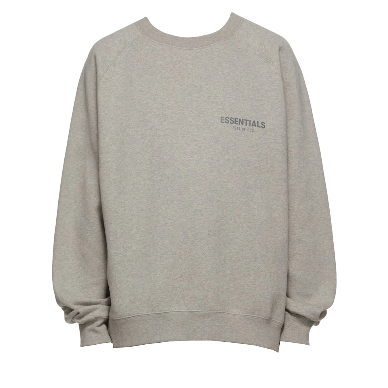 Fear of God Essentials Core Collection Pullover Crewneck Dark Heather Oatmeal - Kick Game