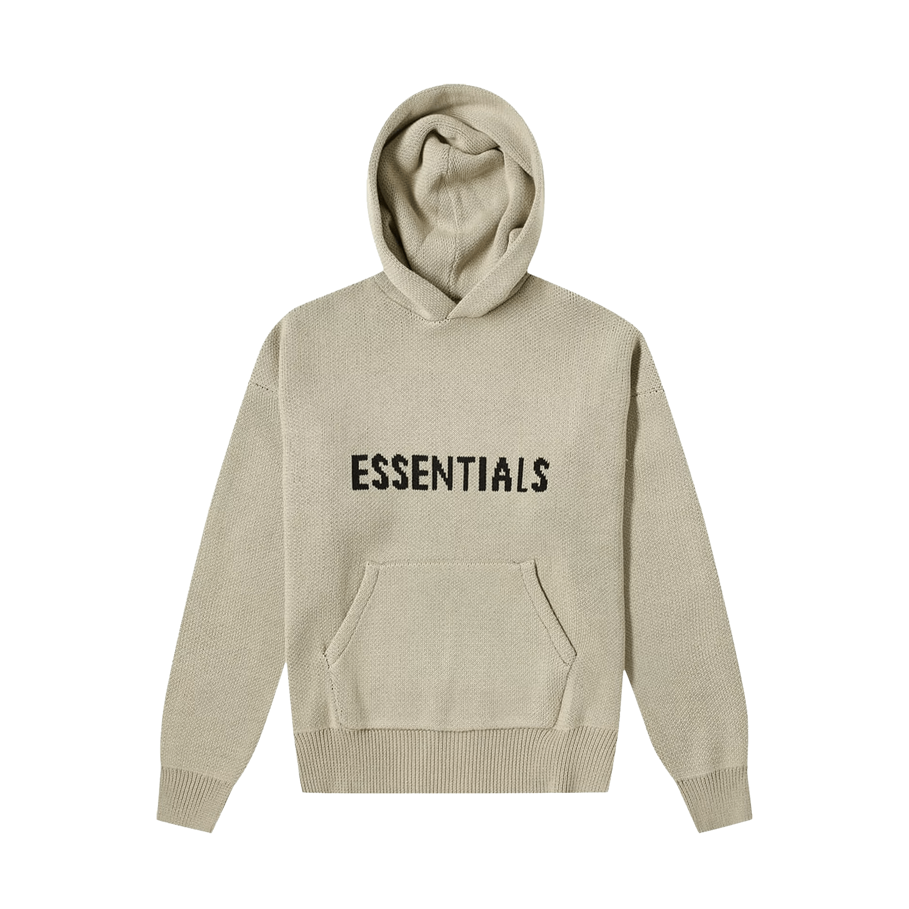 XL】Essentials Olive Knit Logo Hoodie | hartwellspremium.com