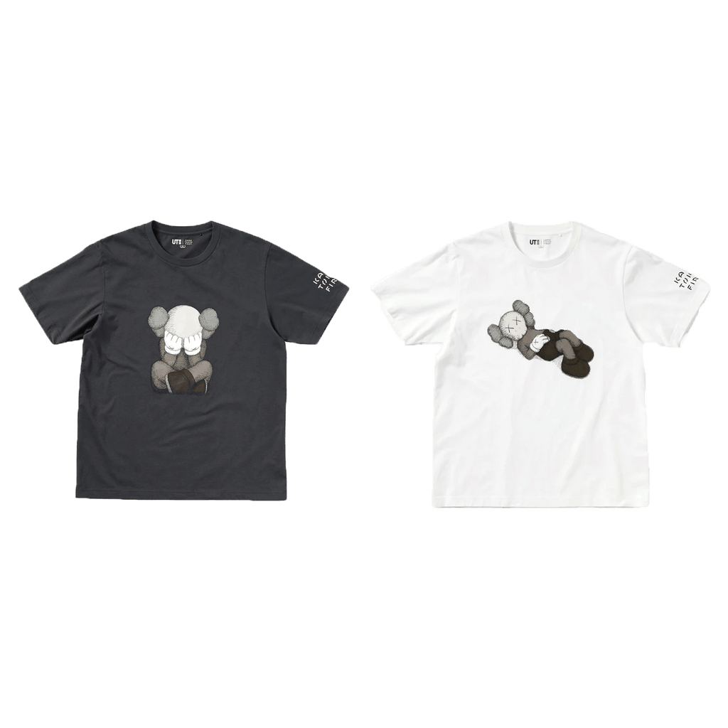 KAWS x Uniqlo Tokyo First Tee (Japanese Sizing) Graphic Tee Set 1 - Kick Game